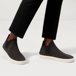 Rothy's The Chelsea In Espresso Spot Boot Sneaker Sz 8